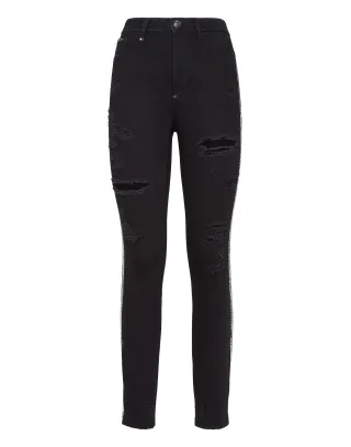 Miss High Waist Jegging Stripes