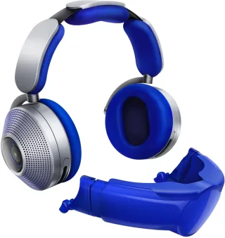 Dyson Zone Kopfhörer [Bluetooth 5.0 USB-C] silber/blau