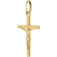 FAVS Kettenanhänger FAVS Damen-Anhänger 375er Gelbgold Kreuz