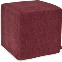 H.O.C.K. Sitzhocker H.O.C.K. Lucky Hocker Cube eckig 45x45x45cm bordeaux col. 80, Hocker, Barhocker & Sitzhocker, Pouf, Badhocker, Wohnzimmer Hocker