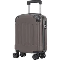 YONSLY Hartschalen-Trolley Hartschalen-Reisekoffer Trolley für Kurztrip und Urlaubsreisen, 4 Rollen, mit Zahlenschloss, ABS-Schale und weichem Gummigriff für Tragekomfort