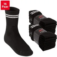 MT Tennissocken 8 Paar, 16 Paar Tennissocken für Damen & Herren (16-Paar)