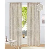 OTTO home Gardine Anna (1 St), Kräuselband, halbtransparent, Ausbrenner, Viskose, Polyester, Äste-Motiv