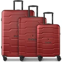 Tonino Lamborghini Trolleyset Bologna, 4 Rollen, (3-teilig, 3 tlg), ABS