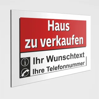Haus zu verkaufen Schild