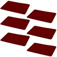 HAC24 Platzset Filz Platzmatte Tischsets Untersetzer Tischmatten Filzuntersetzer, (Set, 6-St), 44 x 30 cm, Rechteckig