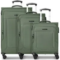 Franky Trolleyset Melbourne 3.0, 4 Rollen, (3-teilig, 3 tlg), Polyester