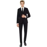Opposuits Kostüm Mr. Black-Kostüm für Jugendliche Opposuits schwarz