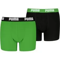 PUMA Boxershorts PUMA BOYS EVERYDAY BASIC BOXERS (2er Pack) Komfortabler Logobund, ohne Eingriff
