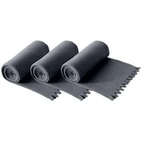 Wohndecke 3er Set Fleecedecke WAVE ca. 120x160, wometo, OEKO-TEX®, Fleecedecke mit Wellenrand & Anti-Pilling