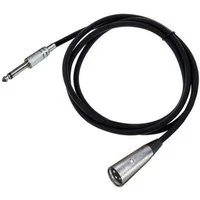 ARLI Mikrofonkabel 5m – XLR male auf 6,3 mm Klinke vergoldet Audio-Kabel, 6,35-mm-Klinke, XLR (500 cm), 3-polig symmetrisch für Mikrofon Mischpult Studio PA System