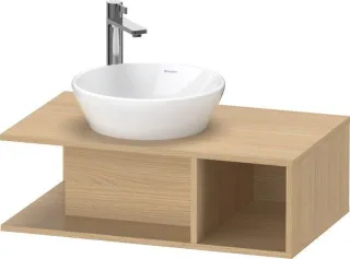 Duravit D-Neo Konsolenwaschtischunterbau wandhängend Natur Eiche Matt 800x480x260 mm - DE491803030 DE491803030