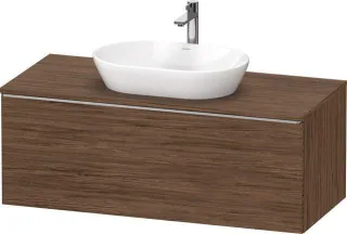 Duravit D-Neo Konsolenwaschtischunterbau wandhängend Nussbaum dunkel Matt 1200x550x459 mm - DE494907 DE4949070210000