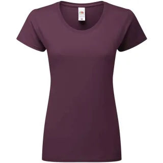Fruit of the Loom - "Iconic" T-Shirt für Herren (Dunkles Pflaumenblau)
