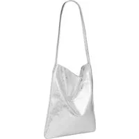 Caspar Schultertasche Mittelgroßer Leder Shopper Damen Tasche - CLASSIC LINE - Modell No.822, Casual, leicht & unempfindlich - 100% Echtleder - Handmade in Italy