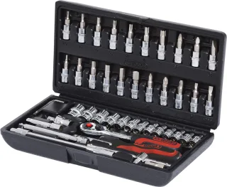 KS Tools 1/4" CHROMEplus Steckschlüssel-Satz, 46-tlg - 918.0646