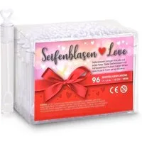 Woma Seifenblasenspielzeug Woma Seifenblasen Hochzeits Set, Seifenblasenflacon mit Herzgriff