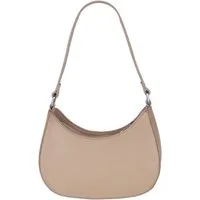 MIRROSI Umhängetasche Damen Schultertasche aus Echtleder, Made in Italy (ca.24x18x8cm), Crossbody aus Echtes Leder, zwei Riemen (kurz und lang)