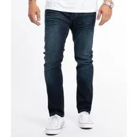 Lorenzo Loren Regular-fit-Jeans Herren Jeans Regular Fit Dunkelblau LL-316