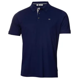 Calvin Klein - Poloshirt für Herren, Mit Kragen, kurzärmlig (Dunkelblau)
