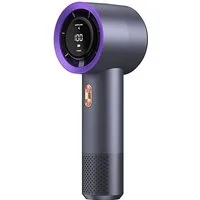 Mrilary Handventilator Mobiler Mini-Handventilator,USB-wiederaufladbar, LED-Display, Taschenformat für Reisen, Sommer,199-stufiger Wind