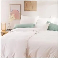 Blumtal Bettwäsche Premium Oeko Tex Zertifizierte Satin Bettwäsche, Mako-Satin, 2 teilig, aus 100% Baumwolle - Edle Glanzoptik Bettwäsche