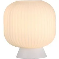 SCHÖNER WOHNEN-Kollektion LED Tischleuchte NAMI, Ein-/Ausschalter, ohne Leuchtmittel, SCHÖNER WOHNEN Kollektion, Schnurschalter, geriffeltes Glas