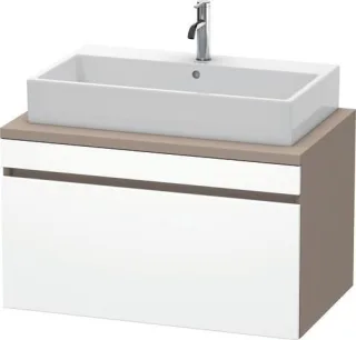 Duravit DuraStyle Konsolenwaschtischunterbau wandhängend Weiß & Basalt Matt 900x548x512 mm - DS53130 DS531301843