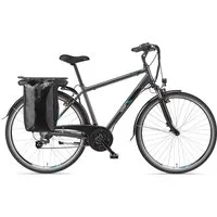 Telefunken E-Bike Trekkingrad Expedition XT481, 21 Gang Shimano, Heckmotor, 374,4 Wh, (mit Fahrradtasche), Reichweite bis zu 100 km, Pedelec, Elektrofahrrad für Herren, 28 Zoll