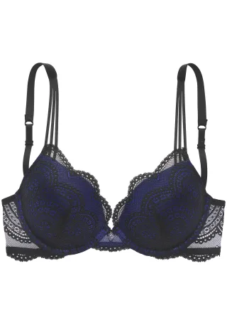 LASCANA - LASCANA Push-up BH royalblue-bl - Gr. - 75B