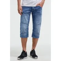 CAMP DAVID Jeansshorts mit Teilungsnähten