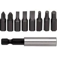 Red Bit-Box 1/4", 9-teilig, Bit-Satz mit Bithalter