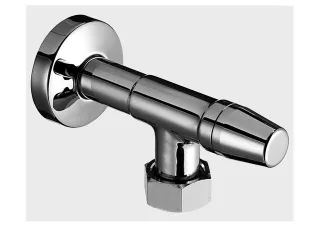 Schell Wasserzähler-Eckventil 1/2" chrom mit 3/4"ÜM mit Plombiervorrichtung 101000699