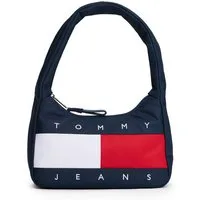 Tommy Jeans Schultertasche TJW ARCHIVE SHOULDER BAG, Damen Umhängetasche, Tragetasche mit plakativer Logoflagge