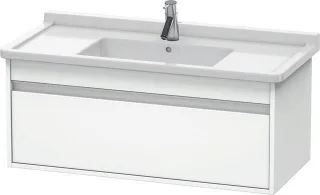 Duravit Ketho Waschtischunterbau wandhängend Weiß Matt 1000x455x410 mm - KT666501818 KT666501818