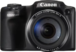 Canon PowerShot SX510 HS [12.1MP 30-fach opt. Zoom 3"] schwarz