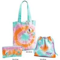DJECO Kreativset DIY: Batik-Set Taschen Batikfarben Set waschfest Shirt DIY Set Kinder