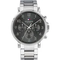 Tommy Hilfiger Multifunktionsuhr DANIEL 1710382, Quarzuhr, Armbanduhr, Herrenuhr, Datum, Edelstahlarmband