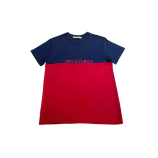 Trussardi Strandbekleidung Rotes Baumwolle Herren T-Shirt