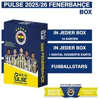 Jungengel Sammelkarte Fenerbahce 2025/2026 Saison FB Fußballkarten Spielerkarten 25/26, Offiziell lizenziertes Produkt, 10 Sammelkarten je Box