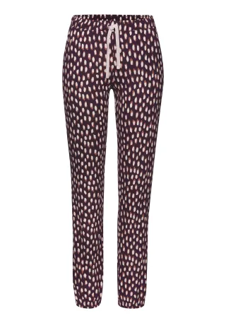LASCANA - vivance dreams VD Cosy pants wine spots - Gr. - 42