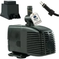 KERRY Teichpumpe Wasserpumpe 12 V – 1000 L/H, 17 Watt, 7m Kabel, 170 cm Förderhöhe