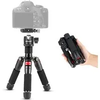 Neewer TP-AAM521 Mini Tischstativ 50cm mit Kugelkopf für DSLR Kameras Dreibeinstativ (höhenverstellbar von 17 bis 50 cm)