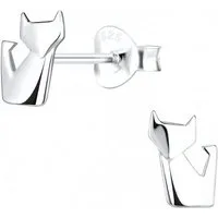 ALEXANDER YORK Paar Ohrstecker ORIGAMI FUCHS sitzend, 2-tlg., 925 Sterling Silber