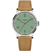Walter Gropius Quarzuhr Damenuhr, Made in Germany, Saphirglas, Frauen am Bauhaus - WGNL 001-05, Designeruhr, Lederarmband mit Easy-Release System, Edelstahlgehäuse