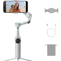 Insta360 Insta360 Flow 2 Pro KI-Tracker-Bundle, Grau, KI-Smartphone-Gimbal Kamera-Gimbal