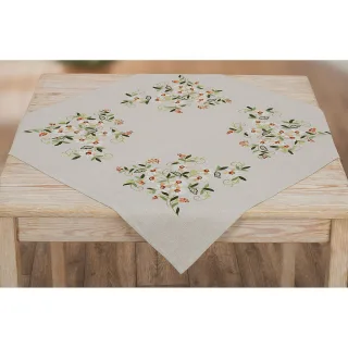 Stickmitteldecke "Margeriten"