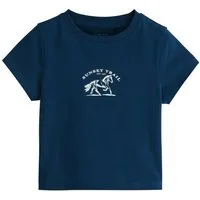 Next T-Shirt Körpernahes T-Shirt mit Grafik (1-tlg)