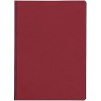 CLAIREFONTAINE Notizbuch Clairefontaine Heft AgeBag A5 Leinen lin 96Bl rot