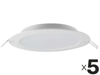 V-TAC LED-Einbauleuchte VT-61024, EEK: F, 24 W, 2500 lm, 3000 K, 5 Stück